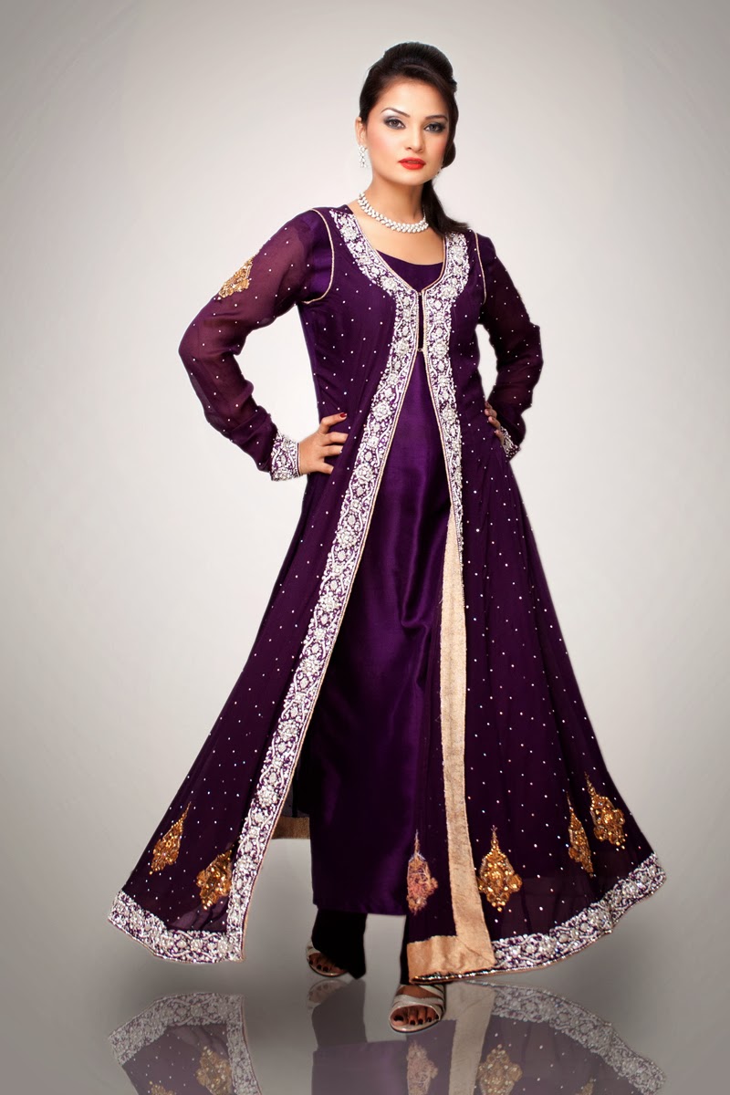 pakistani gown design