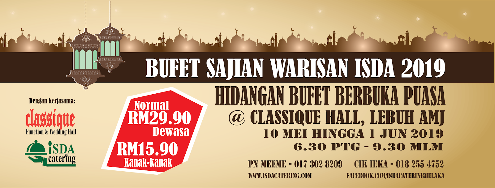 Buffet Ramadhan 2020 Melaka Early Bird