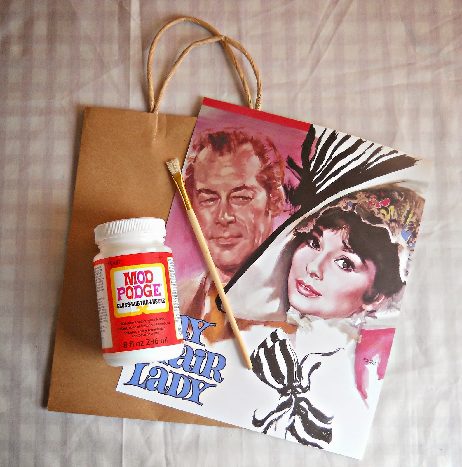 Calendar Gift Bag DIY Running With A Glue Gun