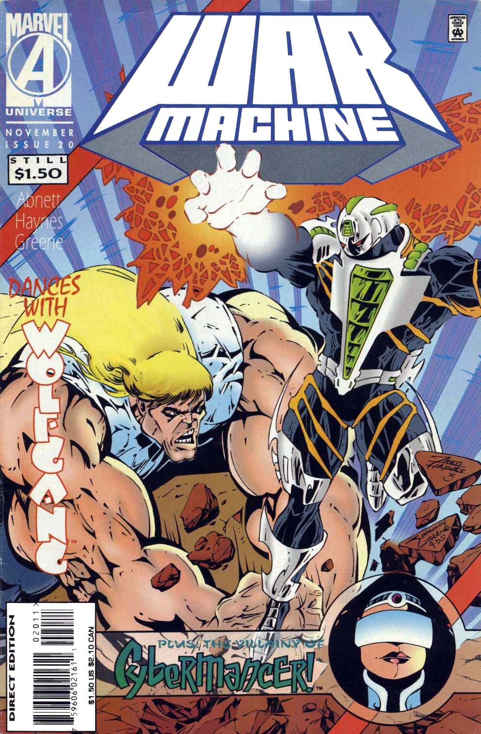 Read online War Machine (1994) comic -  Issue #20 - 1