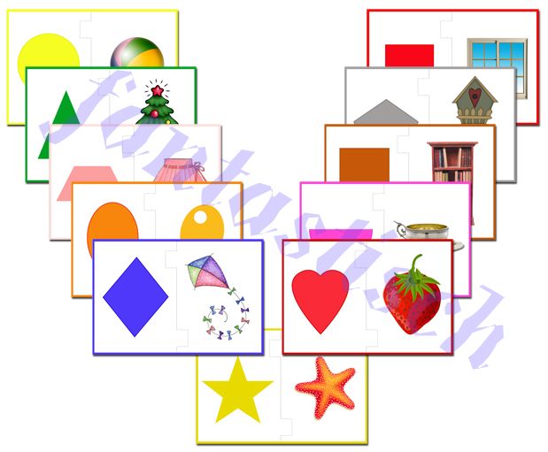 Играем до школы: Развивающая дидактическая игра для детей 3-4 лет - Фигуры