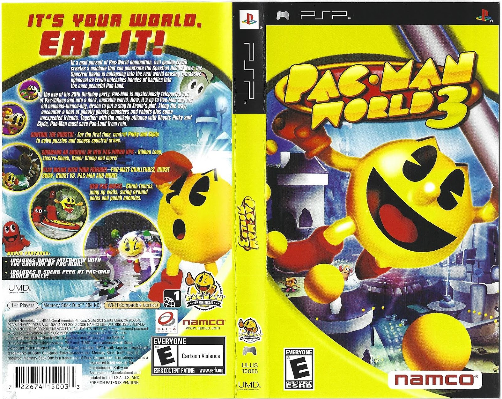 psp-hardcore-no-nonsense-review-pac-world-3-psp