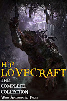 Book cover to H. P. Lovecraft: The Complete Collection with Accompanying Facts from Red Skull Publishing