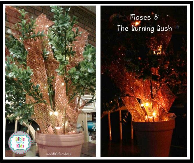 Bible Fun For Kids Moses The Burning Bush Hands On Ideas And Songs