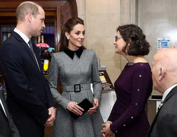 The Duchess wore a dress by Catherine Walker. Kate Middleton wore Catherine Walker dress for the UK's Holocaust Memorial Day Ceremony