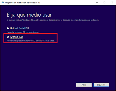 Crear Medios de Instalación de la Versión Win10 Creators IMG014A