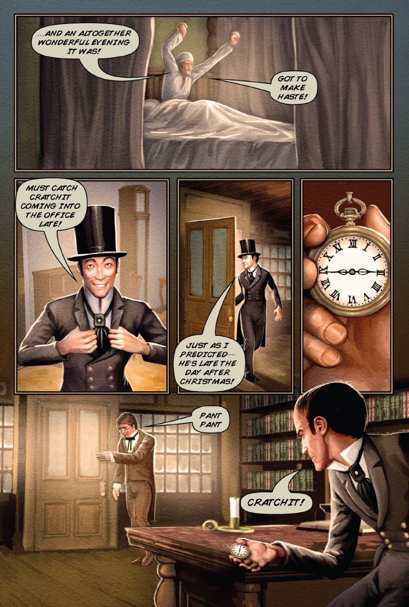 Read page 57 of A Christmas Carol graphic novel