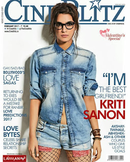Kriti Sanon appears on the Cover Page of CineBlitz magazine February 2017