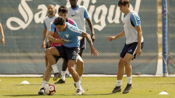 El Málaga entrena hoy viernes a las 10:45 horas