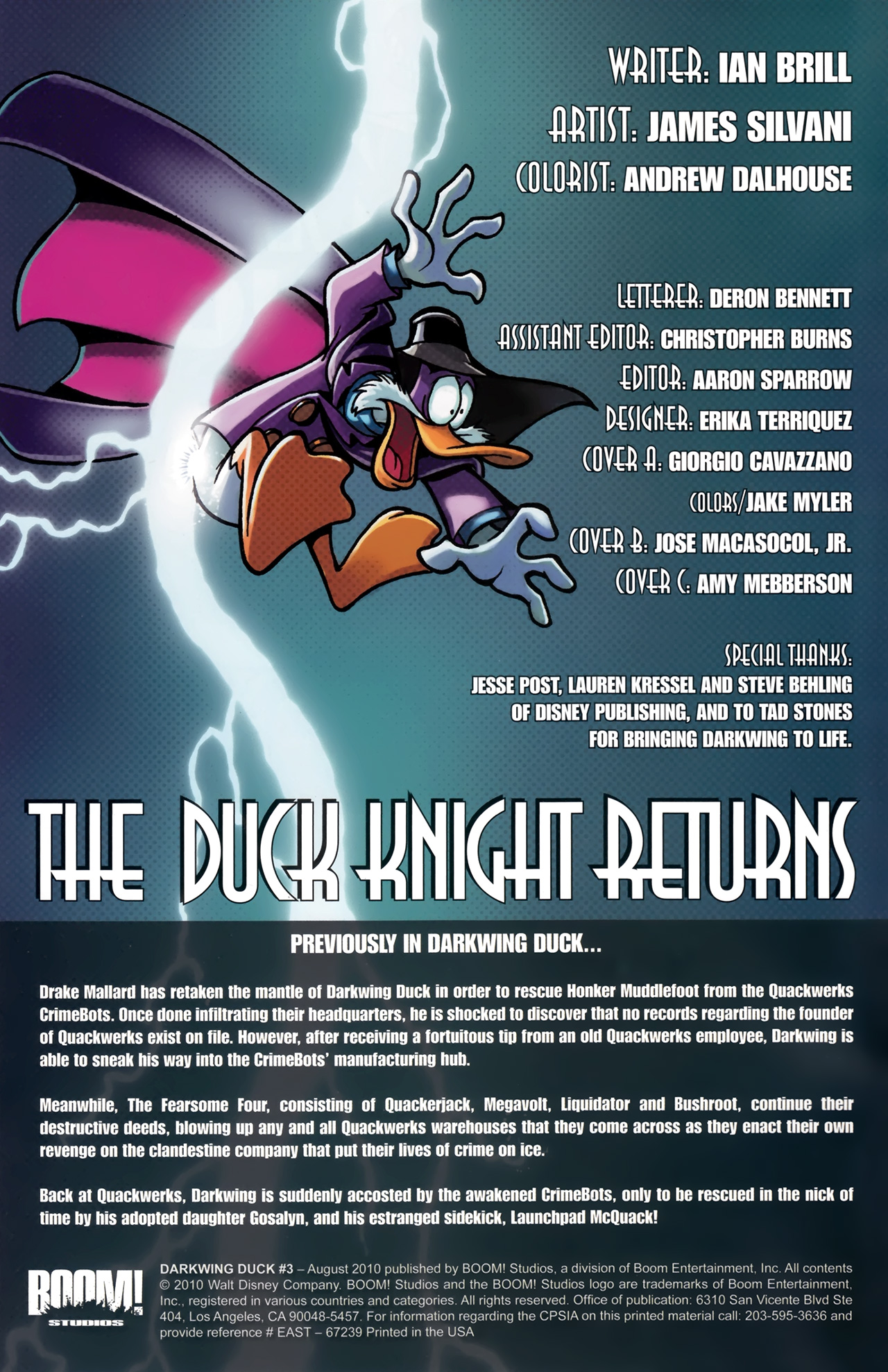 Read online Darkwing Duck comic -  Issue #3 - 4