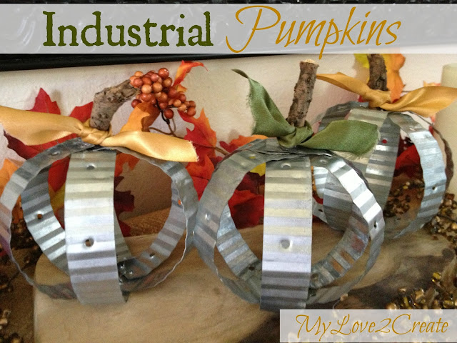 Industrial Pumpkins at MyLove2Create