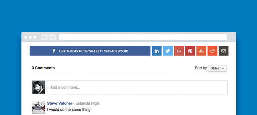 Facebook offers one of the best WordPress comment systems