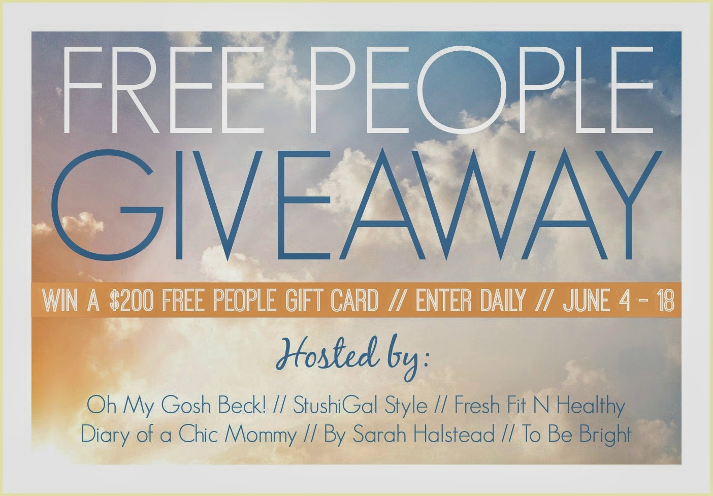 Barbara's Beat: Win a $200 Free People Gift Card 6/18