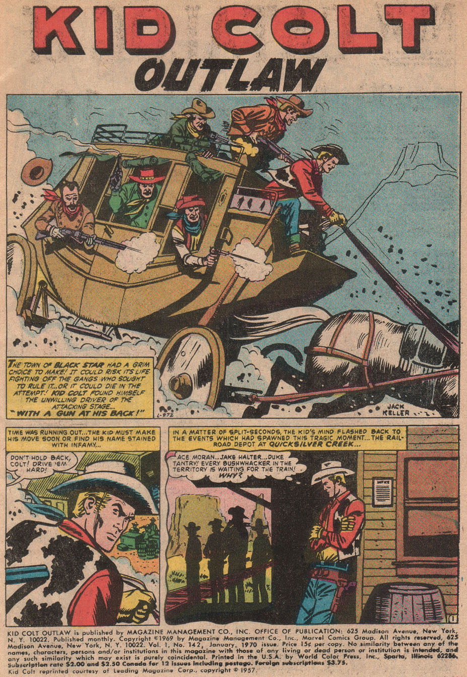 Read online Kid Colt Outlaw comic -  Issue #142 - 3