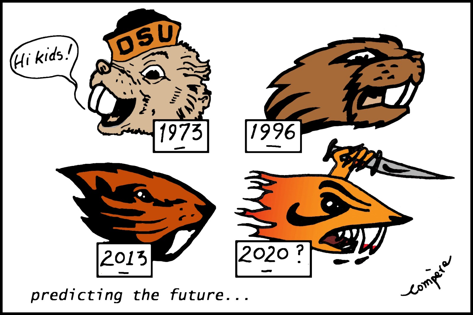 oregon state beavers coloring pages - photo #33