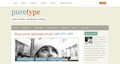 PureType Wordpress Theme