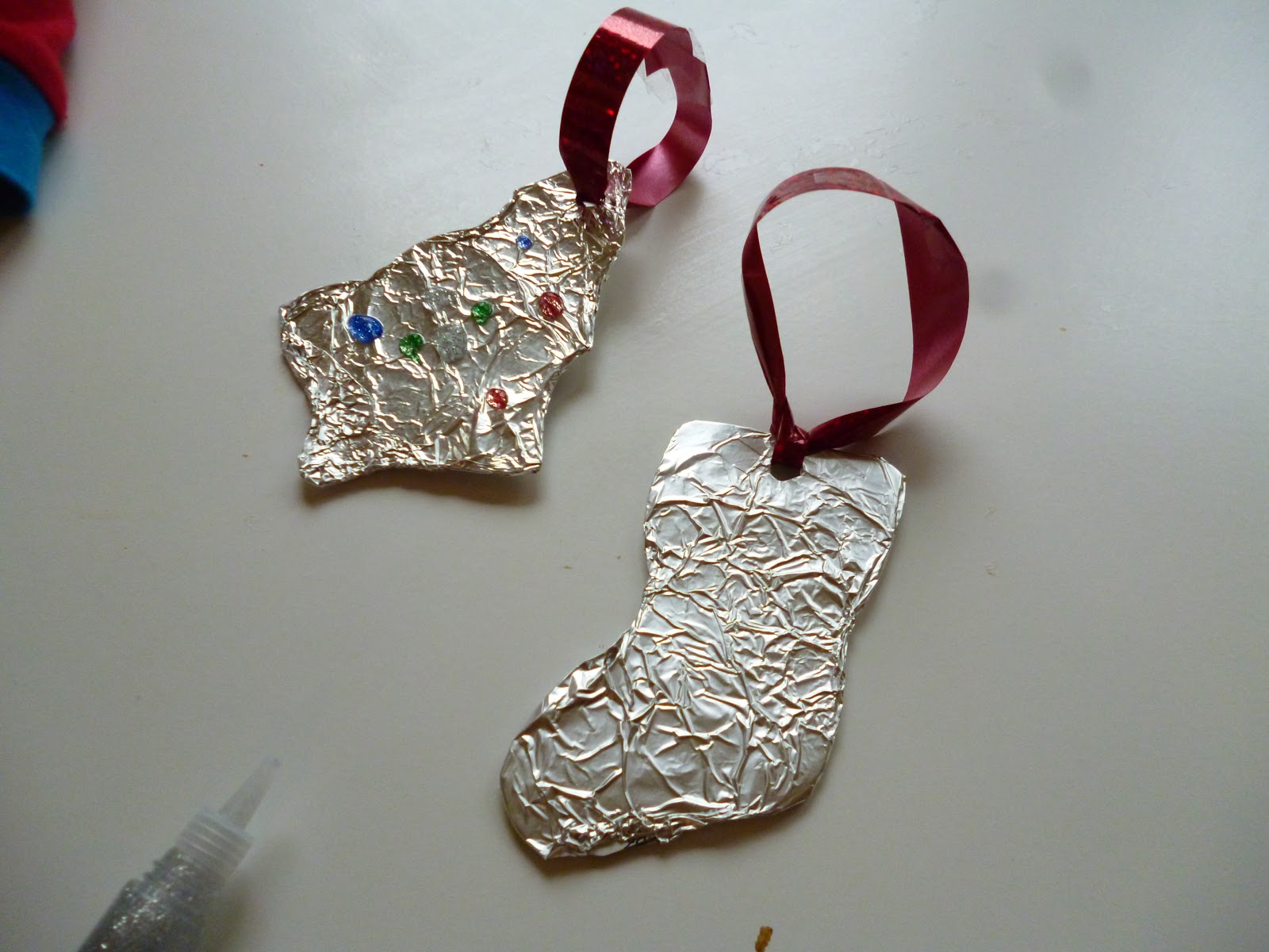 Fun For Little Ones Tin Foil Christmas Ornaments