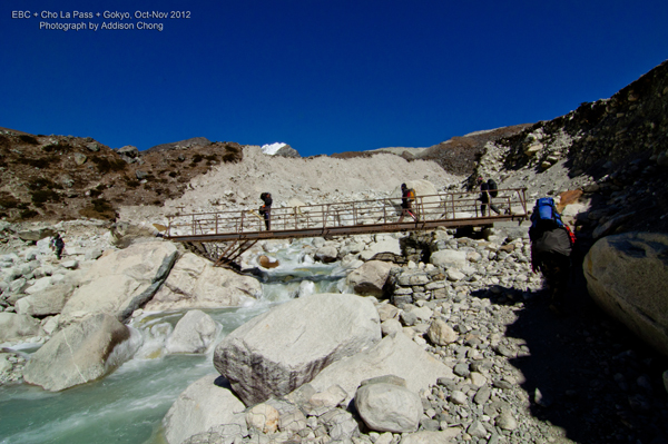 Moraines, the rocks that left by the glacier