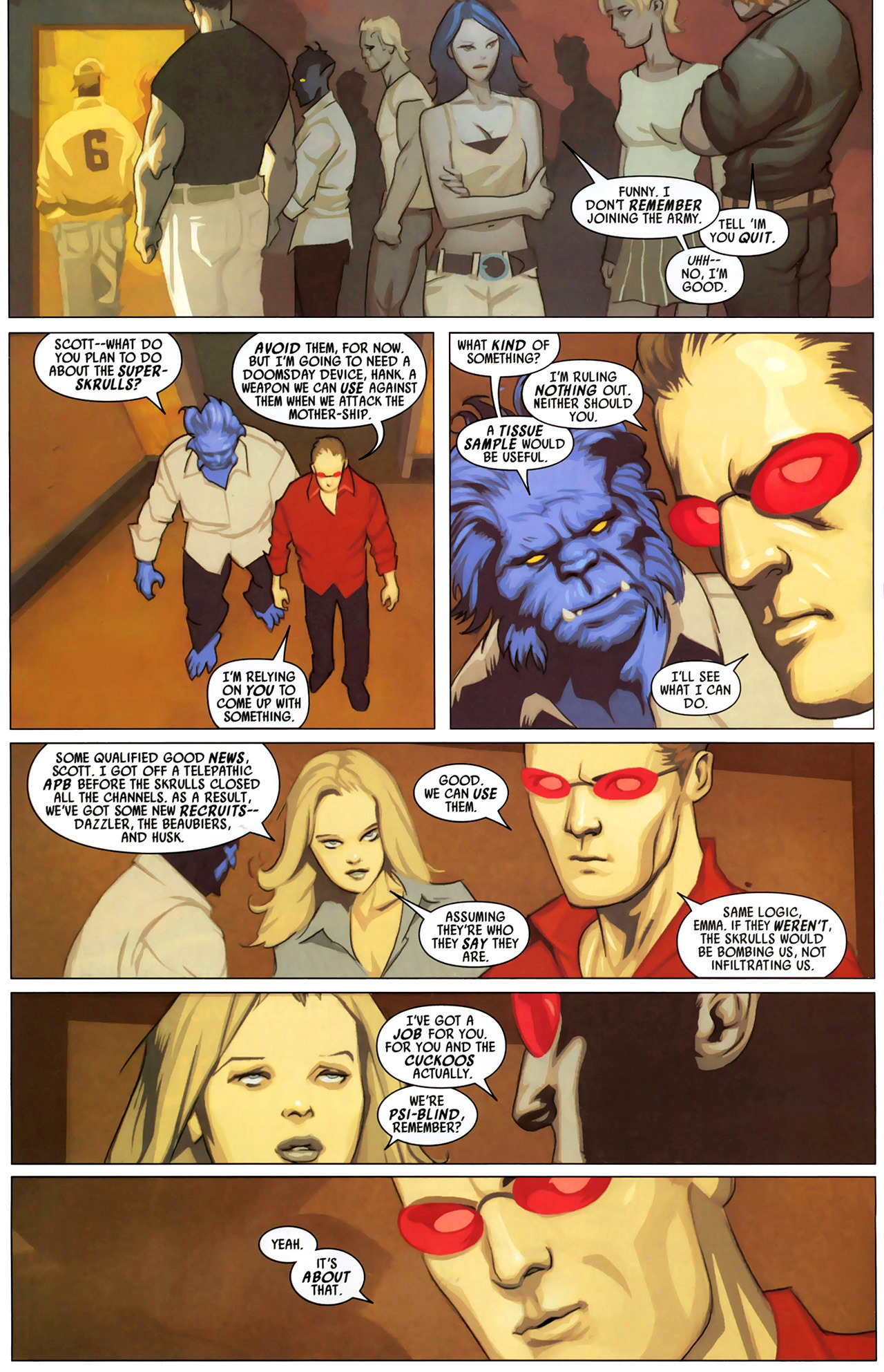 Read online Secret Invasion: X-Men comic -  Issue #2 - 9