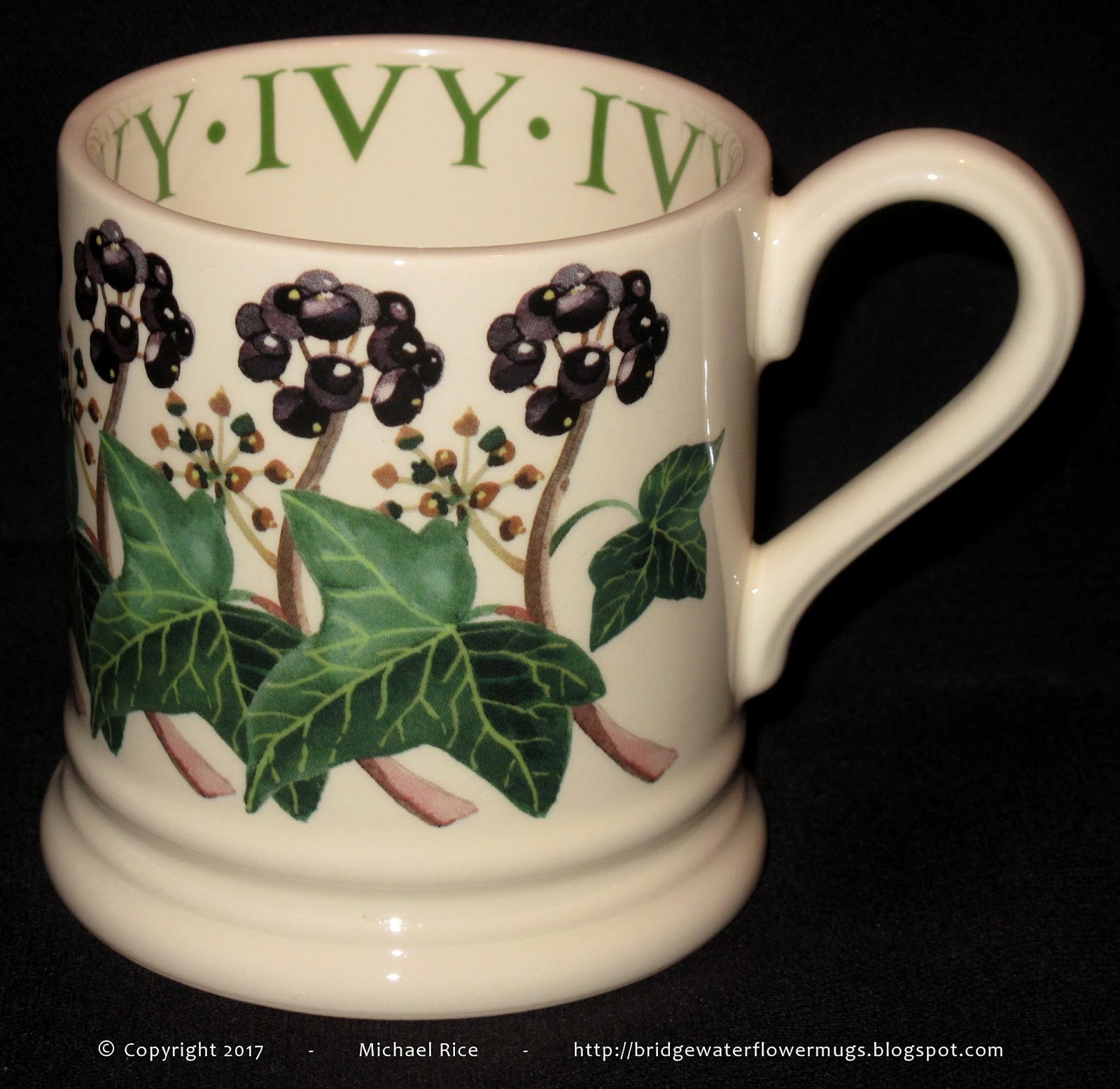 Ivy Emma Bridgewater mugs the Flowers collection