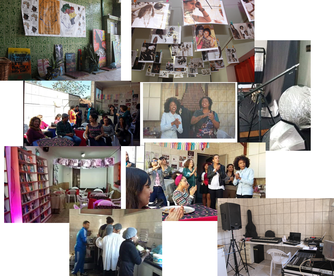 #654039 Casa das Herdeiras de Aqualtune: Feminina periferia um pedaço da 1378x1139 px Projetos De Cozinha Comunitária #277 imagens