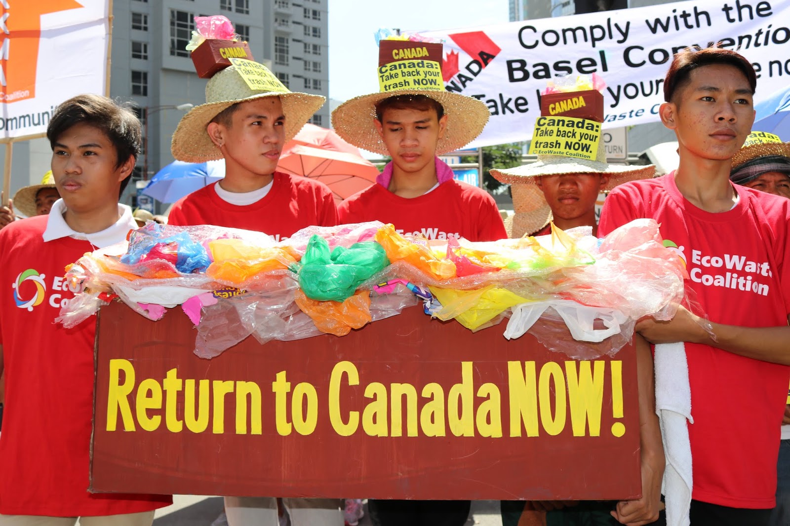 “If the Canadian wastes will not leave our ports today, when?” (Group