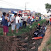 Colisão entre carro e moto deixa mulher ferida no bairro Vila Rica em Barreiras