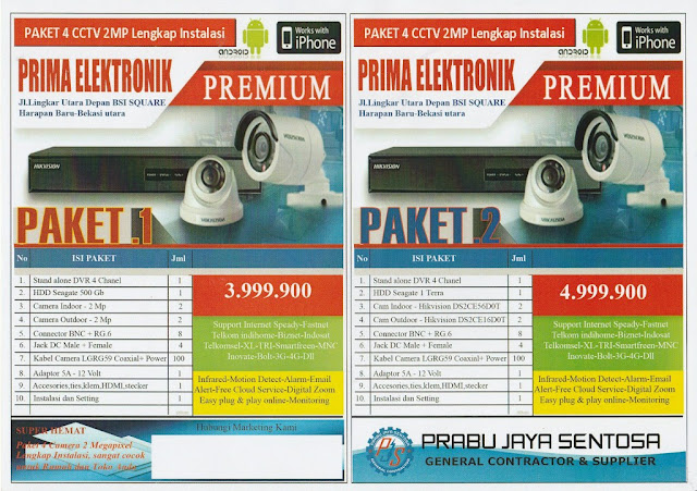 Paket CCTV Prima Elektronik