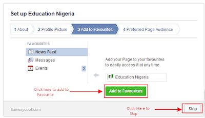 create facebook page