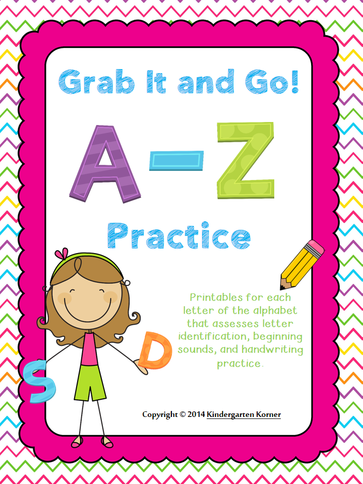 http://www.teacherspayteachers.com/Product/Grab-It-and-Go-A-Z-Practice-1094958