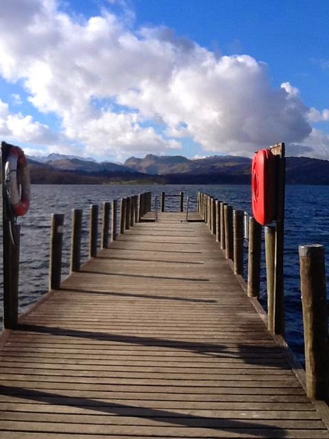 Brockhole jetty view to Langdales