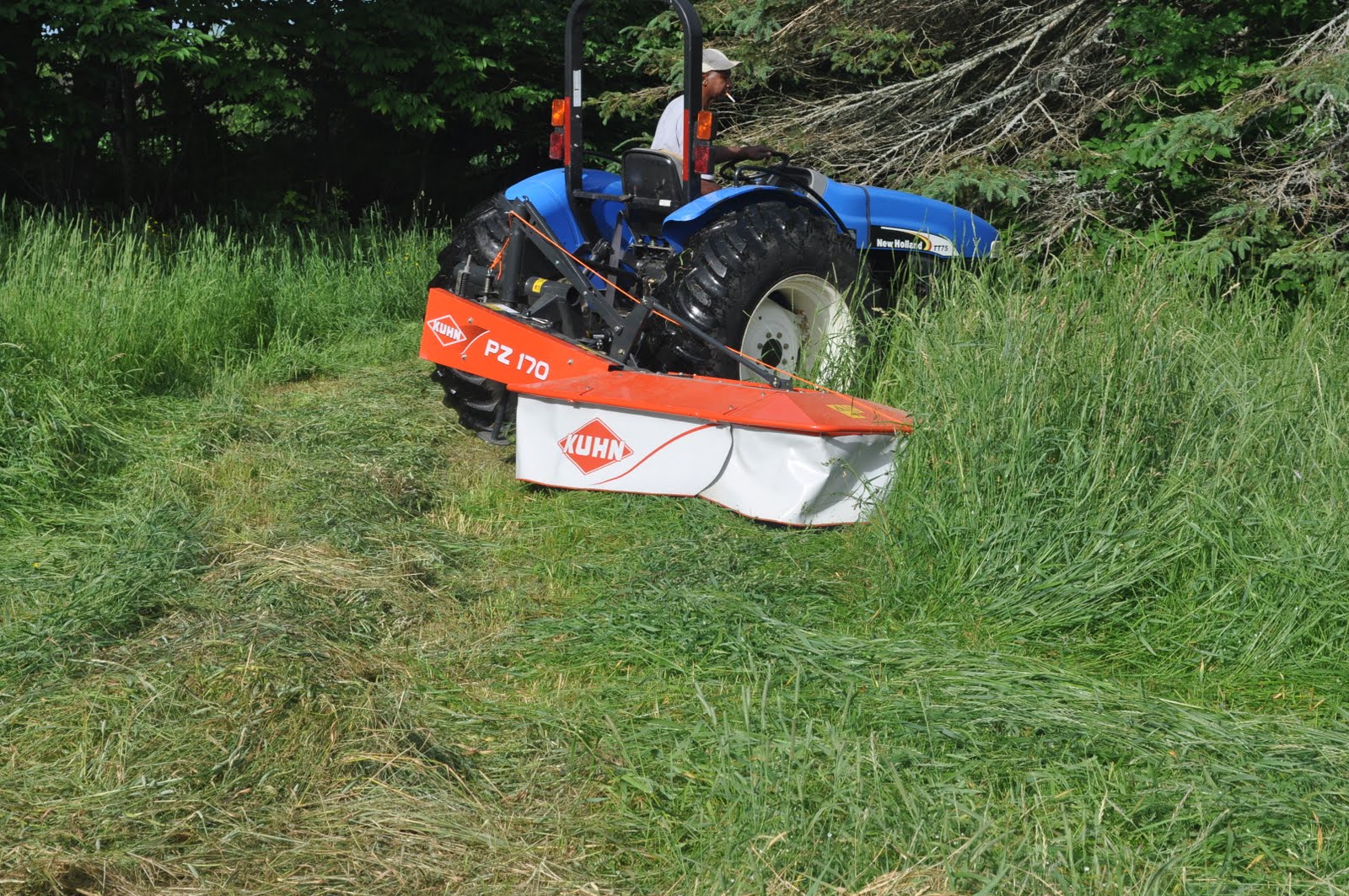 Mainely Ewes Farm Our New Kuhn Drum Mower PZ170