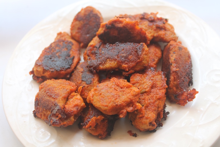 Pan Fried Seitan Recipe Vegetarian Wheat Meat Recipe Yummy Tummy