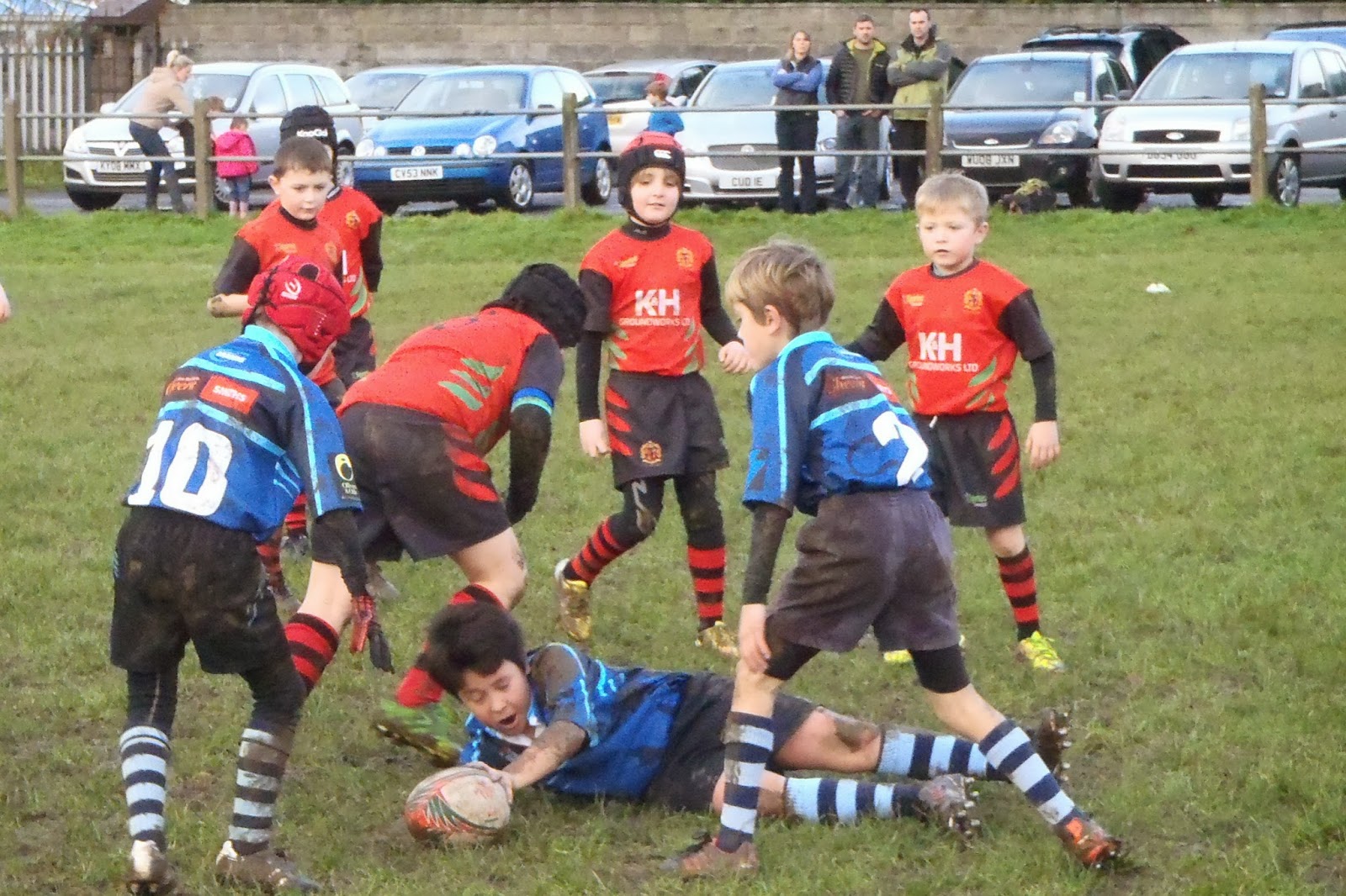 Mumbles Dragons Under 11's Rugby Team: Glynneath V Dragons (Away) 08/12/13