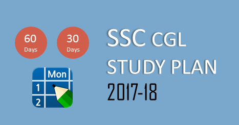 SSC CGL Study Plan