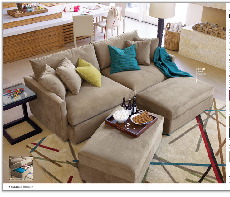 crate and barrel sofas
