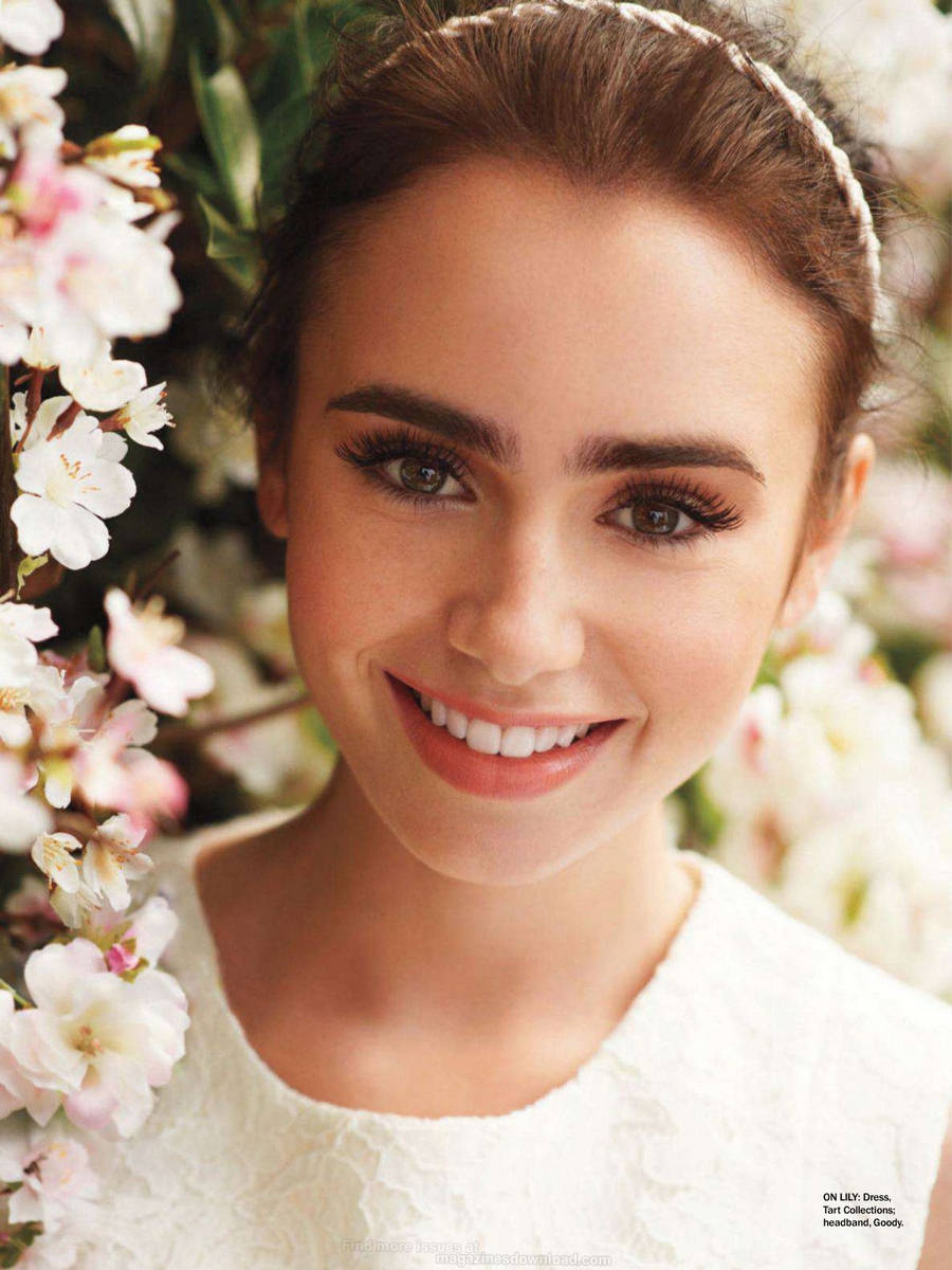 Red Lip Gloss: The Talented and Gorgeous Lily Collins