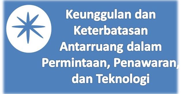 Keunggulan Dan Keterbatasan Antarruang Dalam Permintaan Penawaran Dan Teknologi Bebaskoro