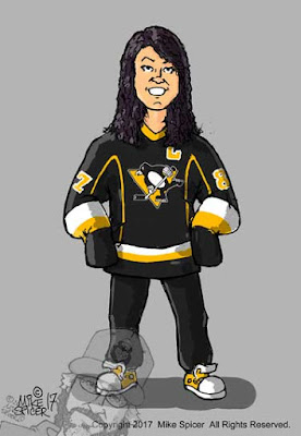 Pittsburgh hockey Penguins fan  caricatures 