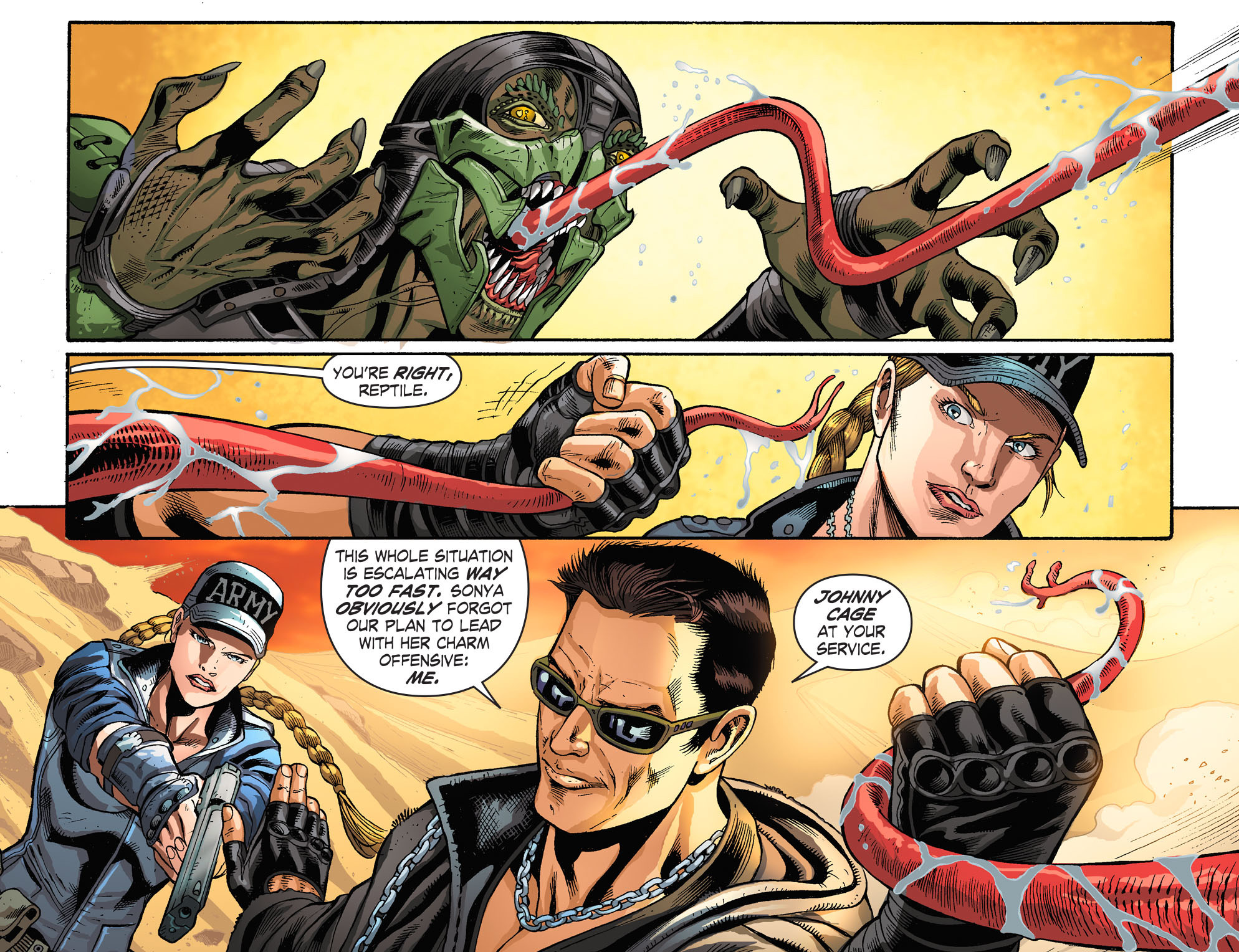 Read online Mortal Kombat X [I] comic -  Issue #9 - 4