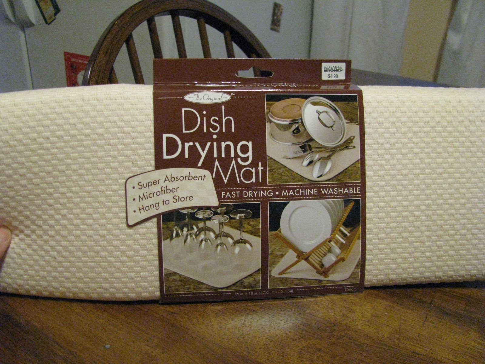 Mom on the run Review of the Original Dish drying mat