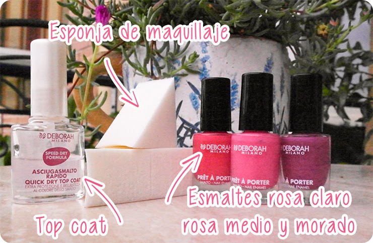 como hacer manicura degradada nail art deborah milano