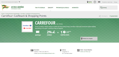 Carrefour on Lechia Gdaňsk Lyoness Cashback Club web