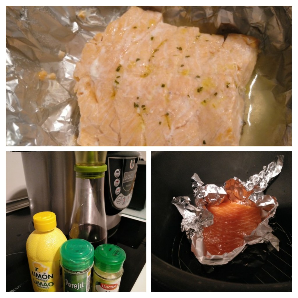 Mis recetas para Olla GM D Salmón al papillote en la Olla GM D