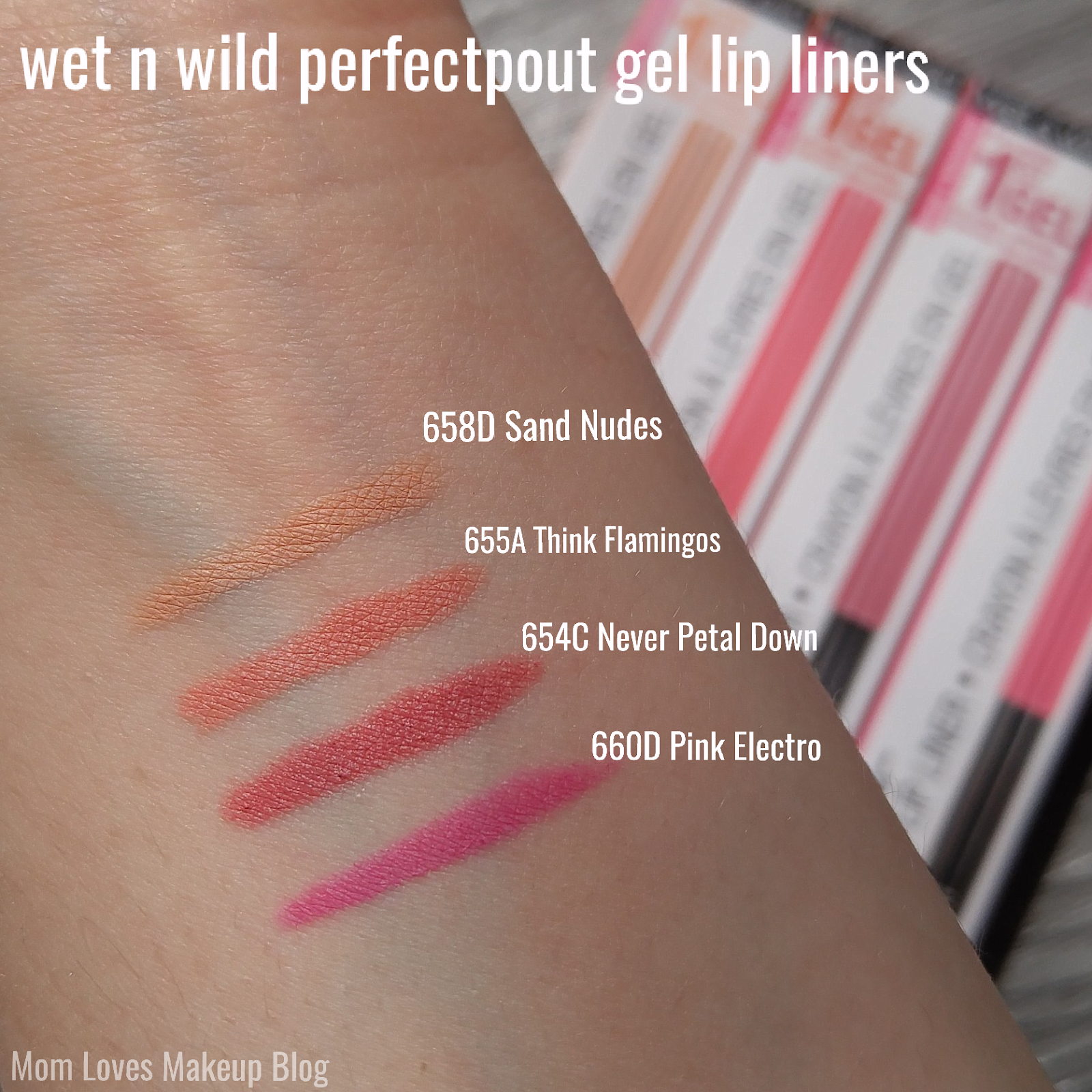 Mom Loves Makeup wet n wild perfectpout Gel Lip Liners & megalast