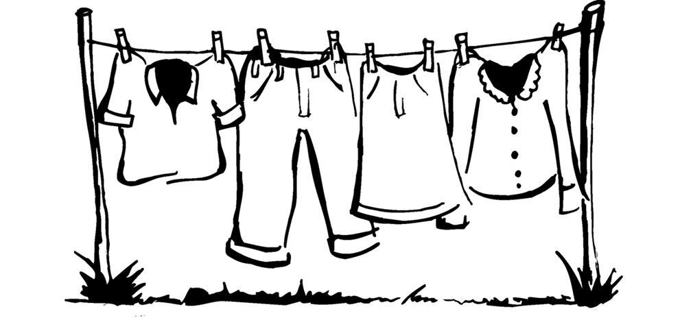 clothesline clipart - photo #39