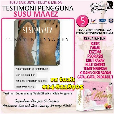 testimoni susu maaez belleza sofieya beauty