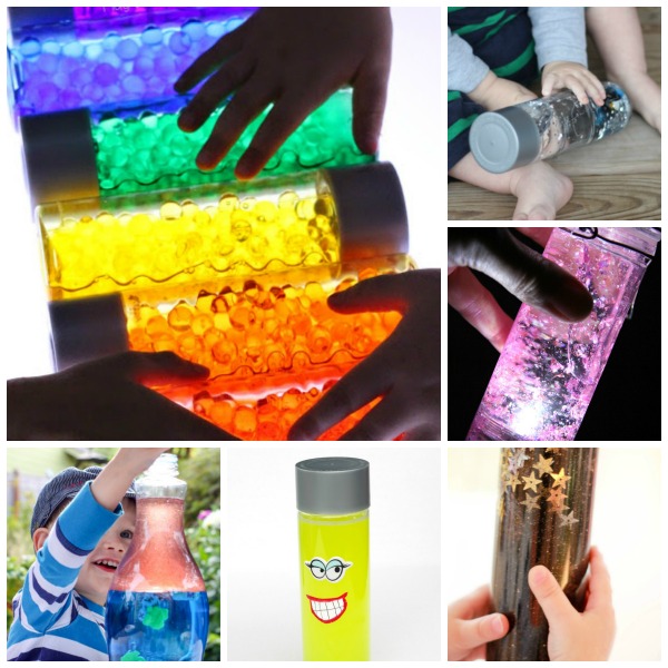 46 MUST-TRY SENSORY BOTTLES FOR KIDS.  Pin for later.  These are so cool!