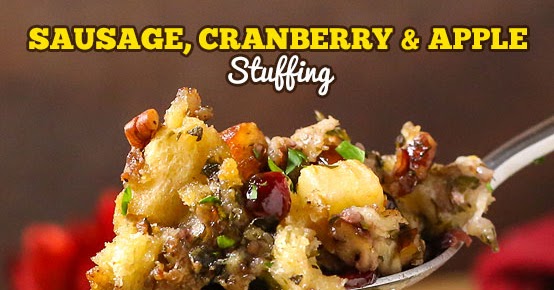 
Sausage, Cranberry and Apple Stuffing (With VIDEO)
-image