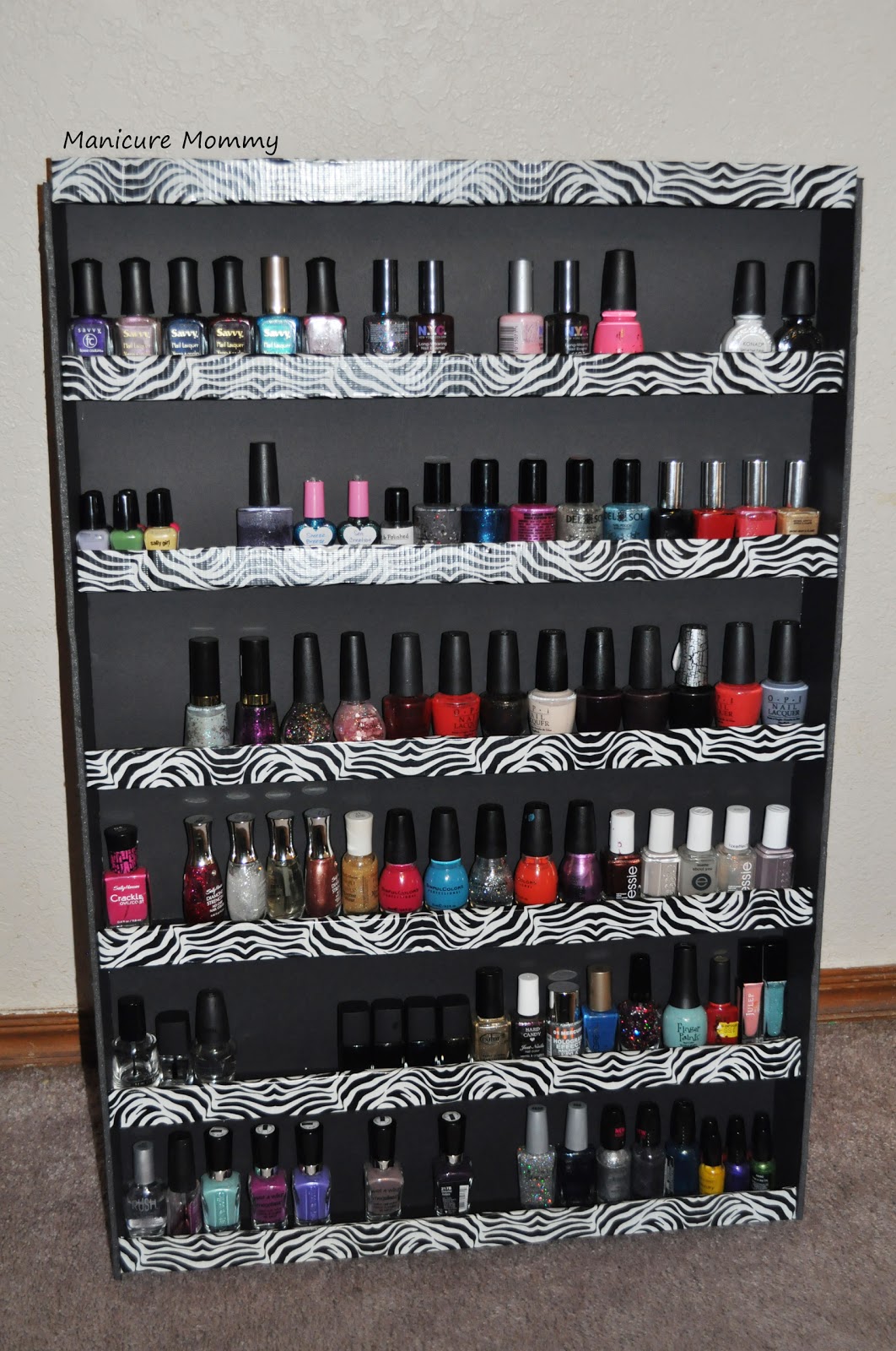 Clear Nail Polish Rack